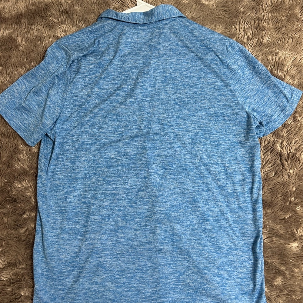 Abercrombie youth Heather Blue Polo